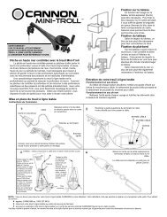 Mini-Troll Manual - Cannon Downriggers