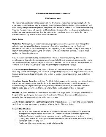 office coordinator job description