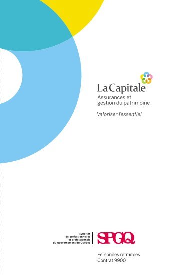 Personnes retraitÃ©es Contrat 9900 - La Capitale assurances ...