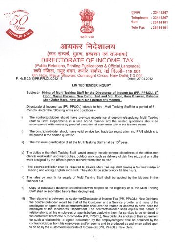 view - Income Tax Department