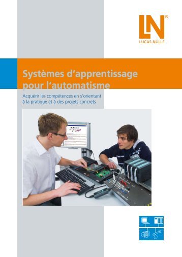 Systèmes d'apprentissage pour l'automatisme - Lucas-Nülle