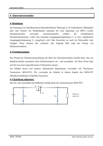 4. Gleichstromsteller