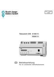 Teleswitch EIB 6186/10 6986/10 Betriebsanleitung - E-Catalogus