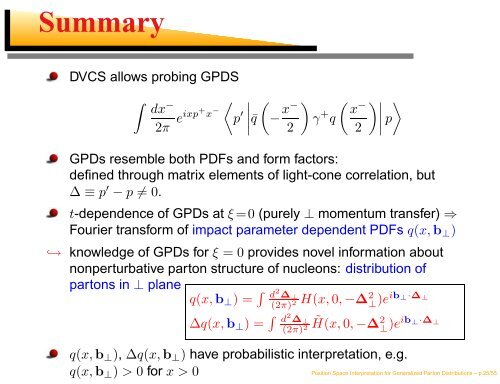 Position Space Interpretation for Generalized Parton Distributions