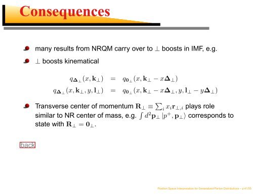 Position Space Interpretation for Generalized Parton Distributions