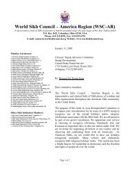 World Sikh Council – America Region (WSC-AR)