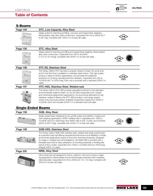 Celtron - Rice Lake Weighing Systems