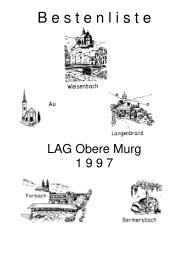 1997 - LAG Obere Murg