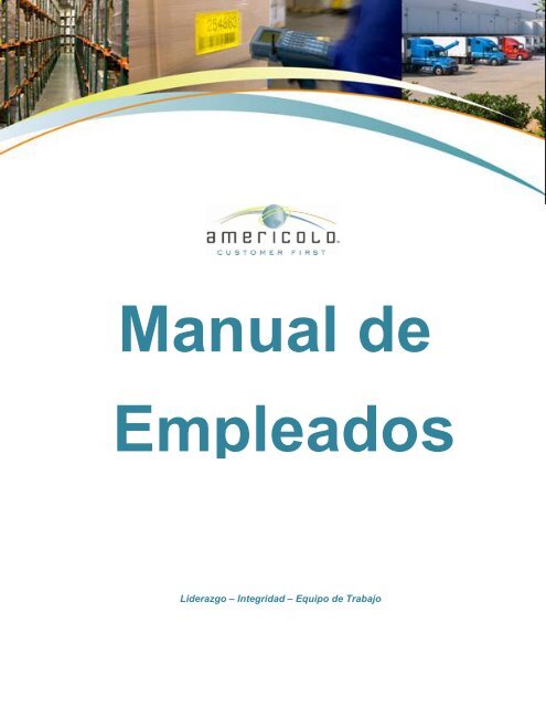 Liderazgo â€“ Integridad â€“ Equipo de Trabajo - Americold