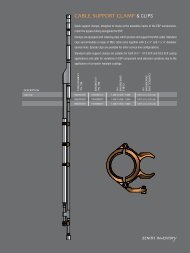 CABLE SUPPORT CLAMP & CLIPS - Zenith Oilfield Technology Ltd