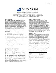 Product Data - Vexcon Chemicals