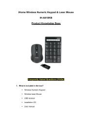 iHome Wireless Numeric Keypad Model # IH-A610KB