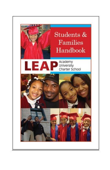 Student & Families Handbook - LEAP Academy University Charter ...