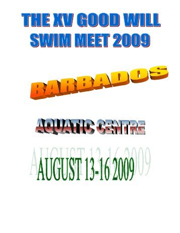 Meet Summons - Barbados Amateur Swimming Association