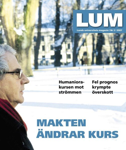 Makten Ã¤ndrar kUrs - Humanekologi Lunds universitet