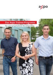 Das Axpo Trainee-Programm - Absolventenkongress