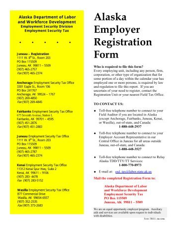 Alaska - Employers Registration - Intuit