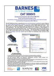CAT 3000V3 - Barnes International Ltd