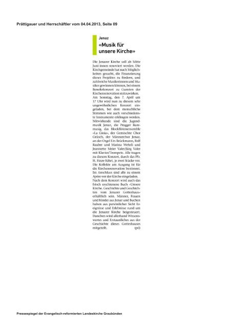 Pressespiegel_14_13 vom 30.03. bis 05.04.2013.pdf - Evangelisch ...