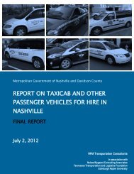 report on taxicab and other passenger vehicles for hire in - Taxi Library