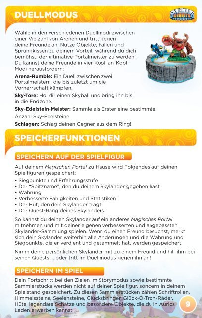 SKYLANDERS Giants Xbox 360-HANDBUCH