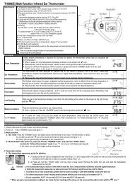 Medical thermometer - TH520 - Radiant Innovation - multifunction