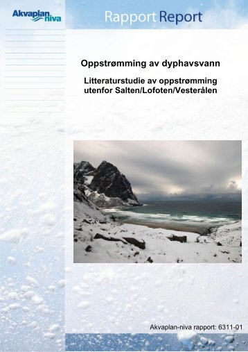 OppstrÃ¸mming dypvann rapport Akvaplan-niva - Fylkesmannen.no