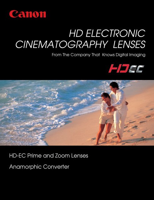 HD-Electronic Cinematography catalog (PDF file) - Canon