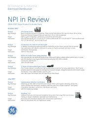 NPI in Review - GE Appliances