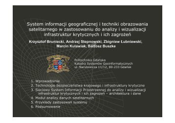 System informacji geograficznej i techniki obrazowania ...