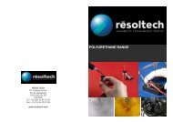 Download the brochure - RESOLTECH