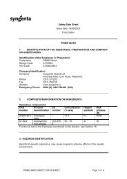 PRIMO MAXX Safety Data Sheet - GreenCast