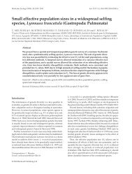 Small effective population sizes in a widespread selfing ... - IRD