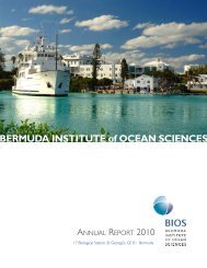 2010 Annual Report - Bermuda Institute of Ocean Sciences