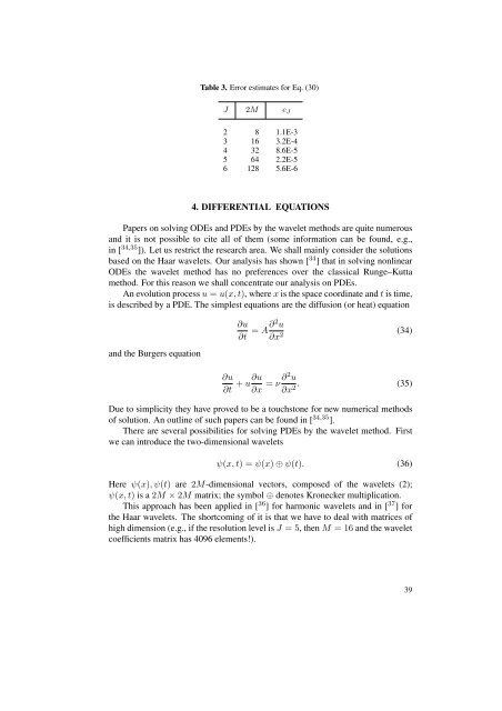 Application of the Haar wavelet transform to solving integral and ...