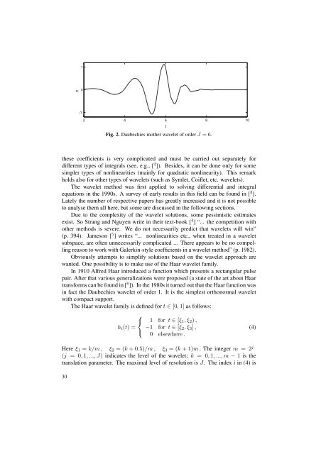Application of the Haar wavelet transform to solving integral and ...