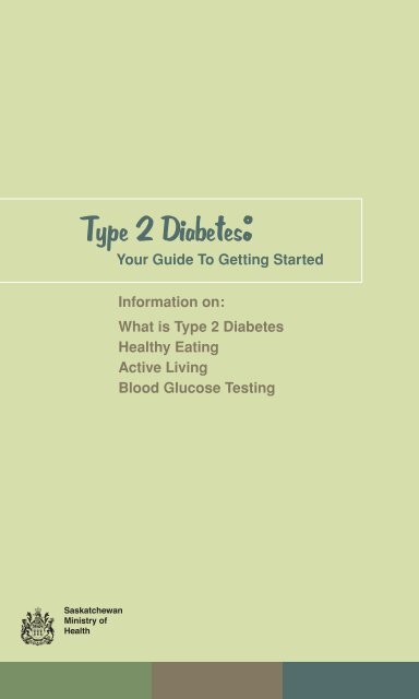 Type 2 Diabetes: Your guide to getting started - Saskatchewan Health