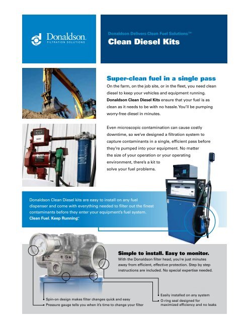 Bulk Clean Diesel Filter Kits - Donaldson Company, Inc.