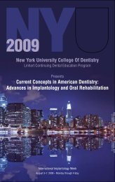 New York University College Of Dentistry