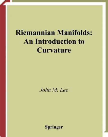 Riemannian Manifolds: An Introduction to Curvature
