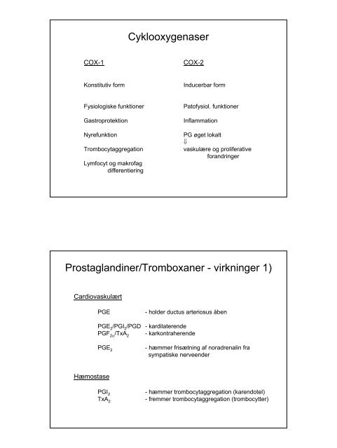 Inflammation - Institutleder til klinisk medicin