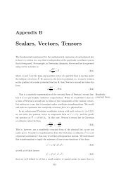 Scalars, Vectors, Tensors