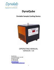 DQ Series DynaQube User Manual - Dynalab Corp.