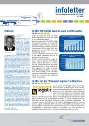 infoletter - Globe Air Cargo