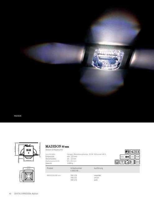 LUMINAIRES AND LIGHTING SYSTEMS - Swarovski