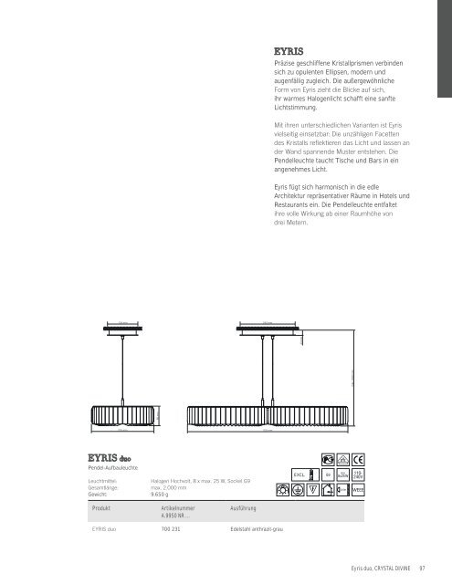 LUMINAIRES AND LIGHTING SYSTEMS - Swarovski