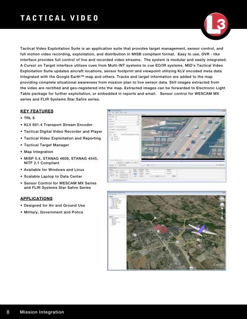 MID Product Catalog - L-3 Communications