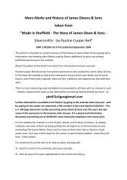 More Marks and History of James Dixons & Sons ... - PewterBank