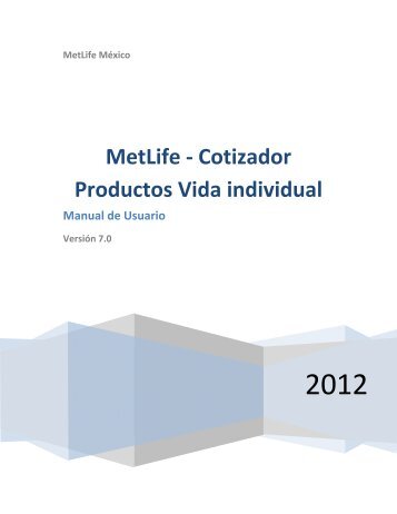 MetLife - Cotizador Productos Vida individual