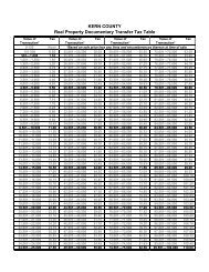 Tax Table - Kern County Assessor Recorder